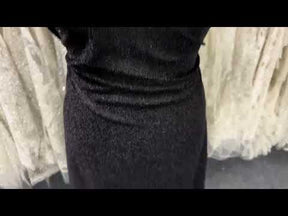 Schwarzer Glitzerstrick - Glitz (CF)