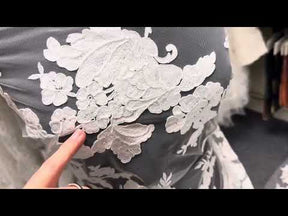 Elfenbeinfarbene Kordelspitze - Klatsch