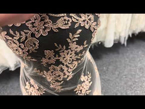 Elfenbeinfarbene, unbestickte Kordelspitze - Naomi (CF)