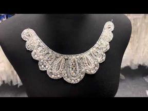 Kristallbestickung am Ausschnitt - Kakophonie (CF AP 292)