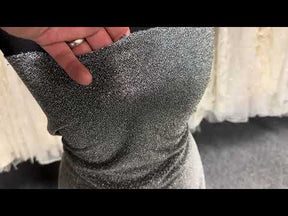 Schwarzer Glitzerstrick - Glitz (CF)