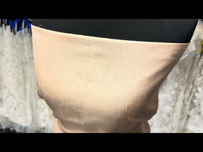 Beige Polyester Satin Backed Dupion - Clarity (P967)