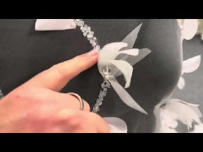 Elfenbeinfarbene 3D-Perlenspitze – Kalani