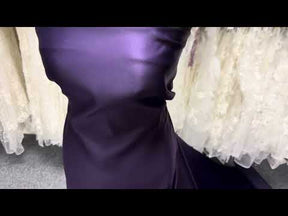 Amethyst-Polyestersatin – majestätisch