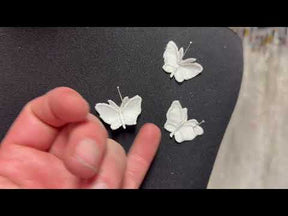 Pale Ivory Butterfly Applique - M3