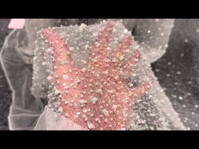 Elfenbeinfarbener Ombré-Tüll - Thalassa