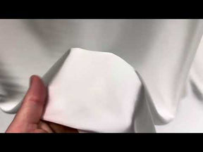 Elfenbeinfarbener Polyester-Charmeuse-Satin (148 cm) – Slink