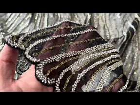 Schwarz und goldverziert - EB1064