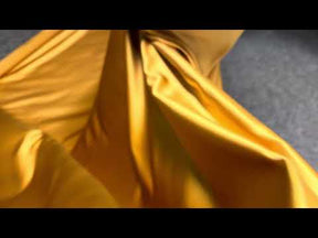 Senfgelber Polyester-Duchess-Satin - Contessa