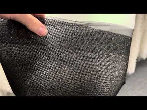 Schwarzer Glitzertüll - Salvage