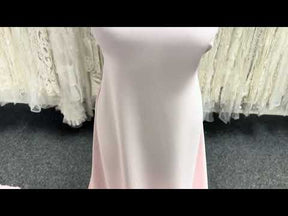 L Rosa Polyester Stretch-Crêpe - PB4001