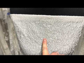 Helles Elfenbein Italienischer Raised-Jacquard – P664