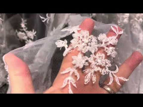 Weiße Perlenspitze - Ream