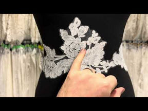 Elfenbeinfarbene Kordelspitze - Firma