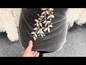 Elfenbein/Silber Kristallmotiv - MH1002