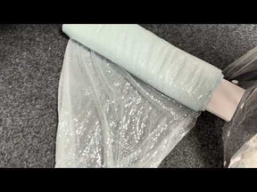 Hellblauer, bestickter Paillettentüll – EB3020