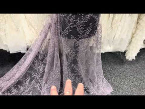Lila Pailletten-Spitze – EB3065