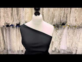 Schwarzer Chiffonstoff - Serendipity