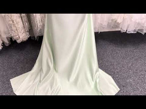 Pfefferminz-Polyester-Satin – Classique (CF)