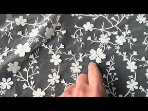 Ivory 3D Embroidered Lace - Kobi