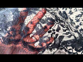 Marineblauer Seiden-Woll-Italian-Lace - P269