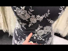 White Beaded Embroidery Lace - P483