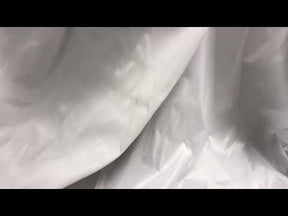 Weißer Polyester-Taft – Eleganz