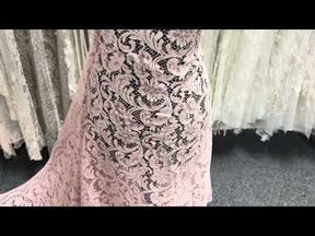 Rosa Chantilly-Spitze - P244