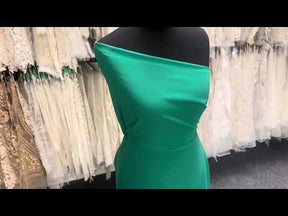 Smaragdgrüner Polyester-Chiffon – Benevolence