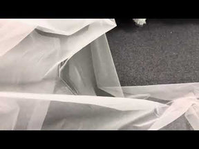 Hellelfenbeinfarbenes Netzkleid - Maestro