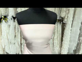 Nude Blush Polyester Satin Backed Crêpe - Nostalgic (CF)
