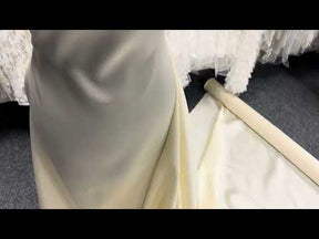 Champagner Seidenmischung Mikado - P598