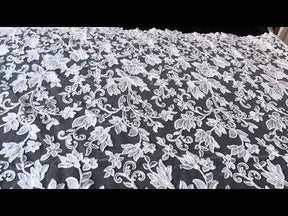 Elfenbeinfarbene Kordelspitze – Reidun