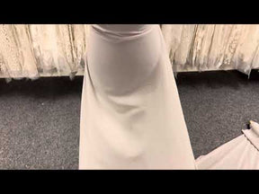 Grauer Polyester-Chiffon-Stoff – Serendipity