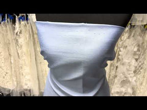 Himmelfarbenes Dupion mit Polyester-Satin-Rückseite – Klarheit (P967)