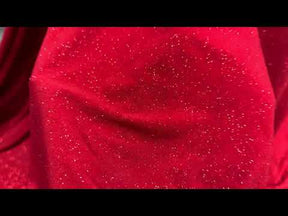 Roter Glitzer-Jersey-Stoff - Daredevil