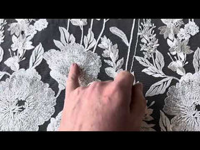 Elfenbeinfarbene bestickte Spitze - Genby