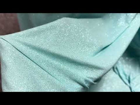 Himmelblauer Glitzer-Jersey-Stoff - Daredevil