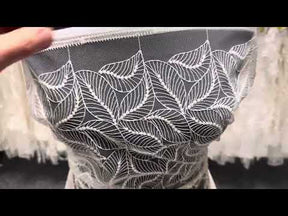 Elfenbeinfarbene Raschelspitze - Senorita 