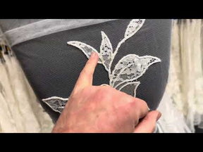 Ivory Corded Contemporary Lace - Sawyer