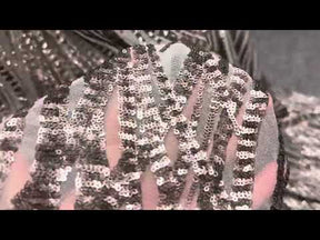 Schwarzer Glitzerstrick - Glitzer