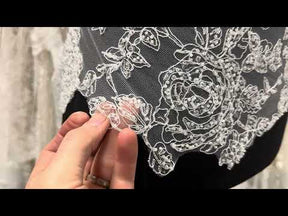 Elfenbeinfarbene Perlenspitzenborte - Rikke