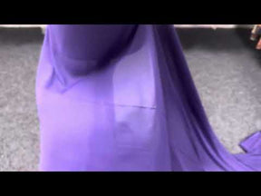 Violetter Polyester-Chiffon - Benevolence