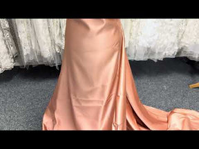 Roségoldener Polyestersatin – Classique (CF)