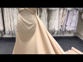 Satin aus Seidenmischung in Honigfarbe – Suave