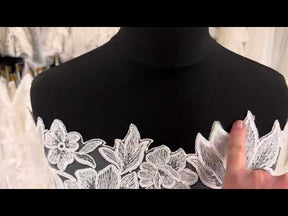 Elfenbeinfarbene Kordelspitze – Reidun