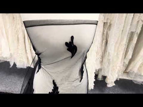 Schwarze Stickspitze - EB5053