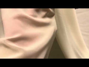 Cremefarbener Polyester-Chiffon-Stoff – Serendipity