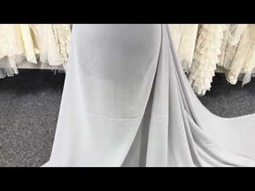 Silberner Polyester-Chiffon - Benevolence