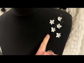 S Ivory Eco Satin Flowers - MM0036 (Beutel mit 144 Stück)